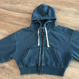 we thefree . free people zip up hoodie